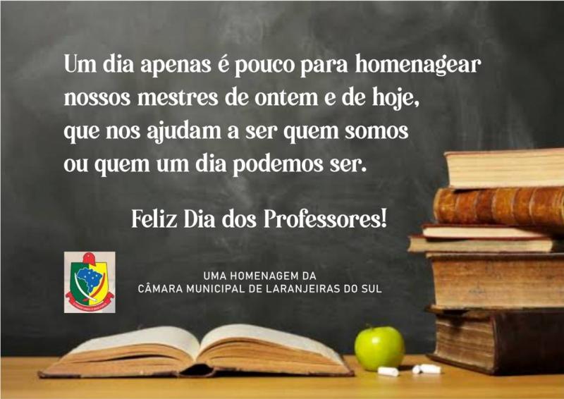Homenagem ao Dia do Professor